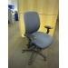 Teknion Office Task Chair Blue Adjustable 8 Way Gas